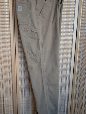 Carhartt Men’s Tan Relaxed-Fit Pants